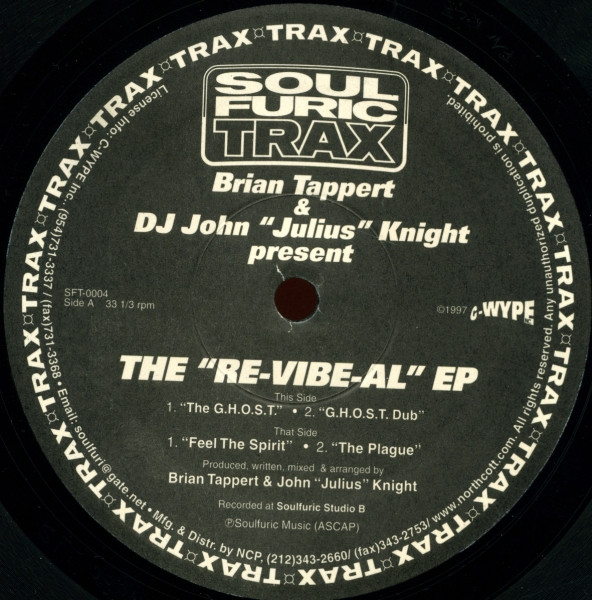 Brian Tappert & DJ John "Julius" Knight The "Re-Vibe-Al" EP (12-Inch Single) | Lemezkuckó CD bolt