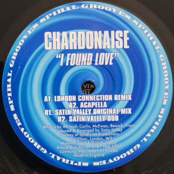 Chardonaise I Found Love (12-Inch Single) | Lemezkuckó CD bolt