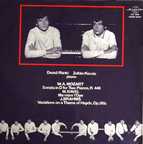 Dezső Ránki, Zoltán Kocsis, W. A. Mozart, M. Ravel, J. Brahms Sonata For Two Pianos In D Major, K448 / Ma Mère L Oye… (Vinyl LP) | Lemezkuckó CD bolt