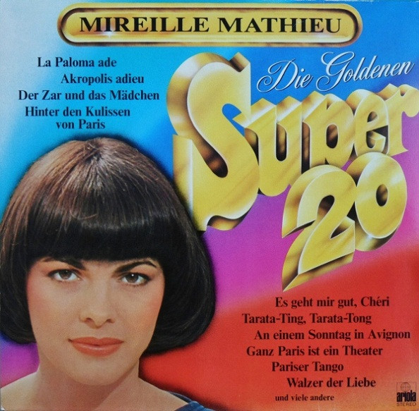 Mireille Mathieu Die Goldenen Super 20 (Vinyl LP) | Lemezkuckó CD bolt