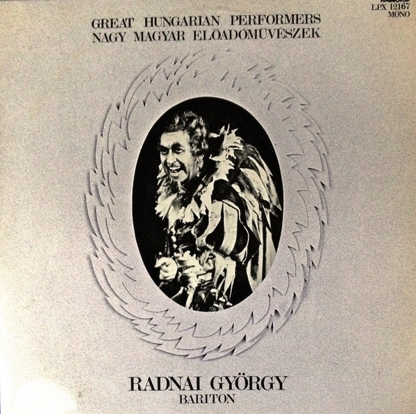 Radnai György Great Hungarian Performers / Nagy Magyar Előadóművészek | Lemezkuckó CD bolt