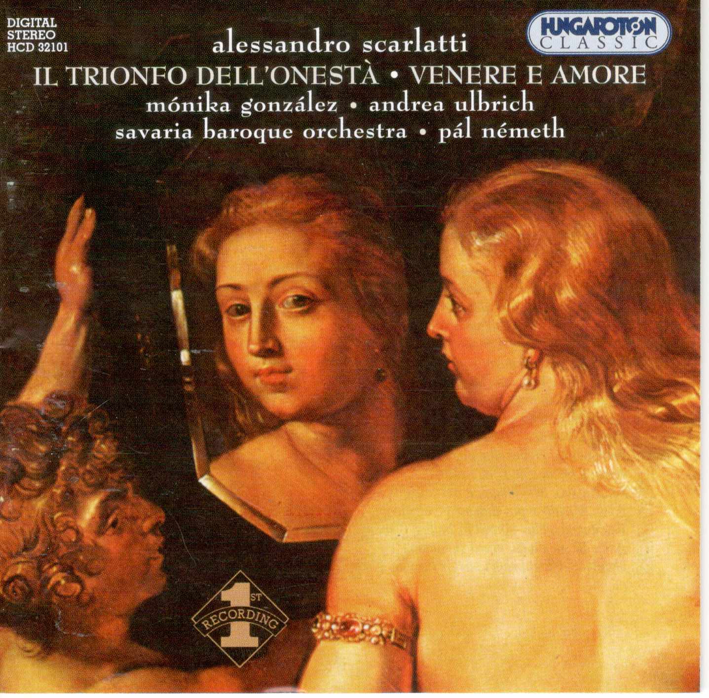 Alessandro Scarlatti Il Trionfo Dell onestá - Venere E Amore (CD) | Lemezkuckó CD bolt