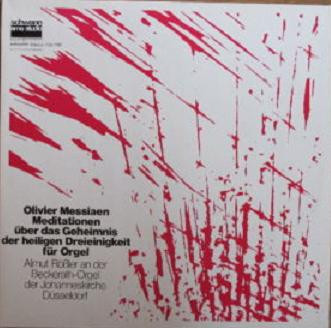 Olivier Messiaen-Almut Rößler Meditationen Über Das Geheimnis Der Heiligen Dreieinigkeit Für Orgel… 2LP (Vinyl LP) | Lemezkuckó CD bolt