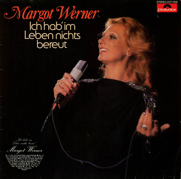 Margot Werner Ich Hab  Im Leben Nichts Bereut (Vinyl LP) | Lemezkuckó CD bolt