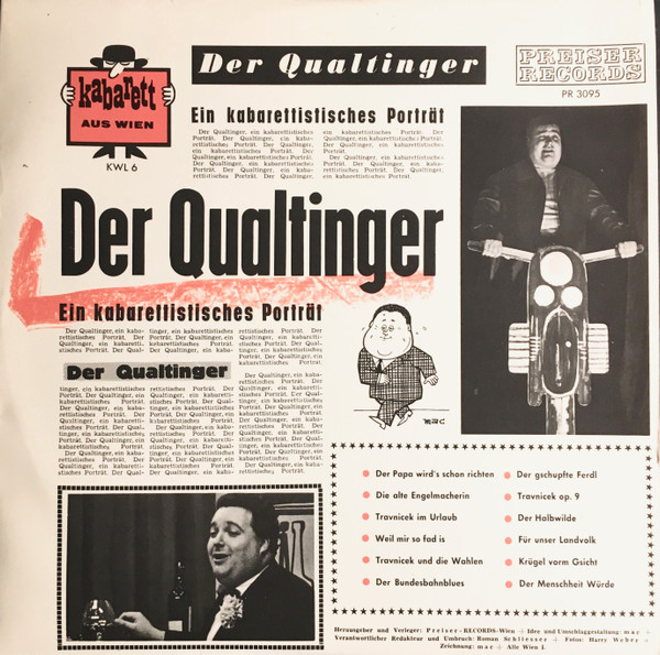 Der Qualtinger Ein Kabarettistisches Porträt (Vinyl LP) | Lemezkuckó CD bolt