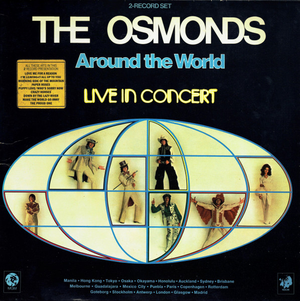 The Osmonds Around The World (Live In Concert) 2LP (Vinyl LP) | Lemezkuckó CD bolt