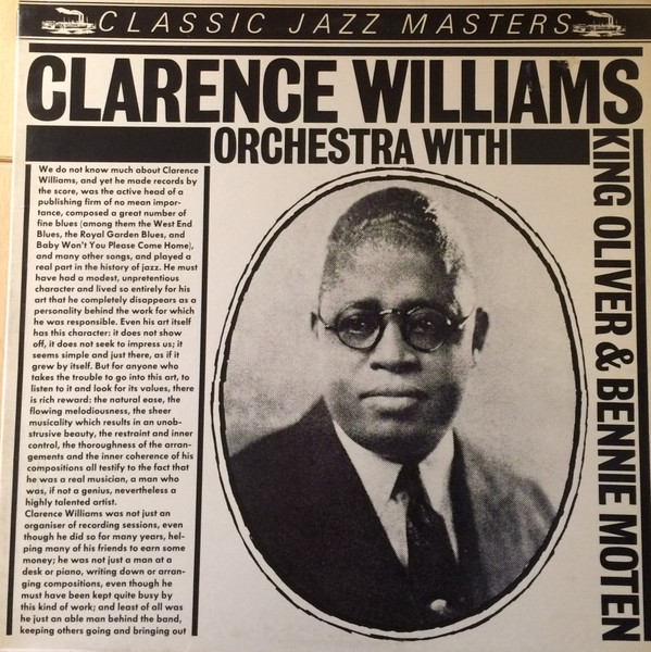 Clarence Williams And His Orchestra Clarence Williams Orchestra With King Oliver & Bennie Moten (Vinyl LP) | Lemezkuckó CD bolt