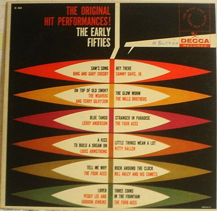 Various The Original Hit Performances Of The Early Fifties (Vinyl LP) | Lemezkuckó CD bolt