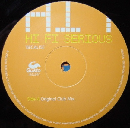 Hi Fi Serious Because (12-Inch Single) | Lemezkuckó CD bolt