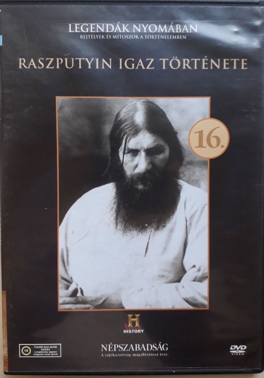 LEGENDÁK NYOMÁBAN 16 RASZPUTYIN IGAZ TÖRTÉNETE LEGENDÁK NYOMÁBAN 16 RASZPUTYIN IGAZ TÖRTÉNETE ( SLIM TOKOS) (DVD) | Lemezkuckó CD bolt