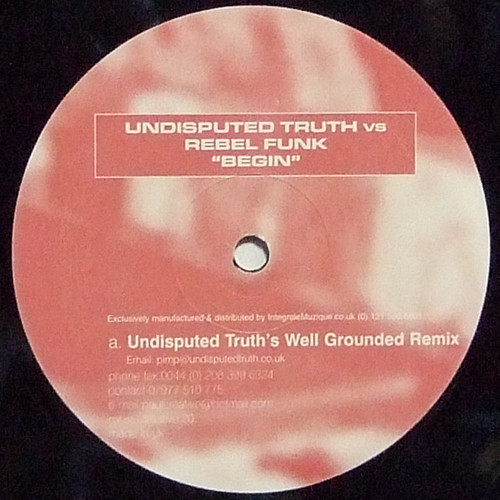 Undisputed Truth vs. Rebel Funk  Begin (12-Inch Single) | Lemezkuckó CD bolt