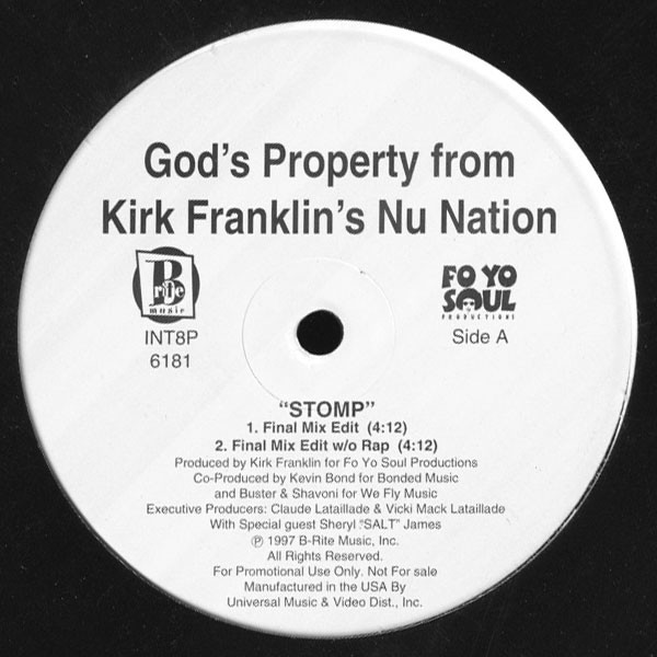 God s Property From Kirk Franklin s Nu Nation Stomp (12-Inch Single) | Lemezkuckó CD bolt