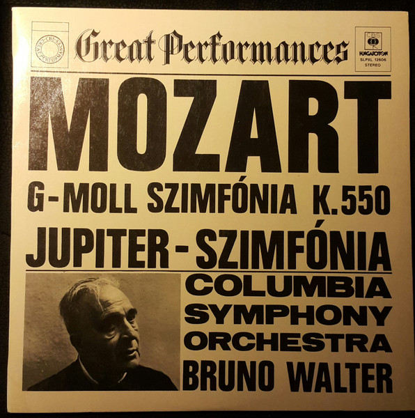 Mozart, Columbia Symphony Orchestra, G-moll Szimfónia K. 550 / Jupiter - Szimfónia (Vinyl LP) | Lemezkuckó CD bolt