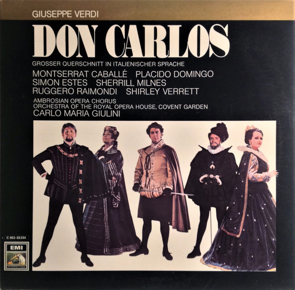 Giuseppe Verdi - Montserrat Caballé, Placido Domingo... Don Carlos (Vinyl LP) | Lemezkuckó CD bolt