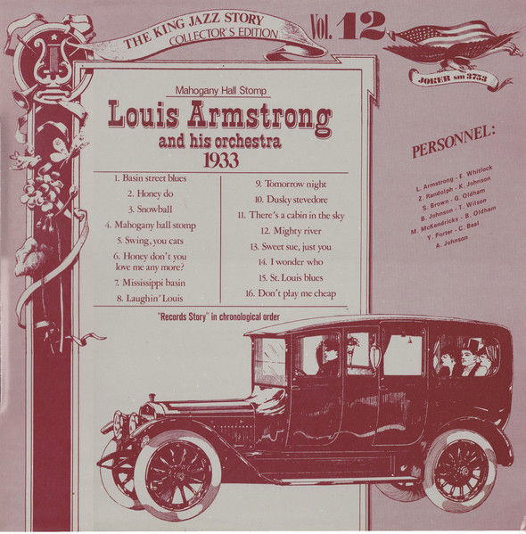 Louis Armstrong And His Orchestra Mahogany Hall Stomp 1933 (Vinyl LP) | Lemezkuckó CD bolt