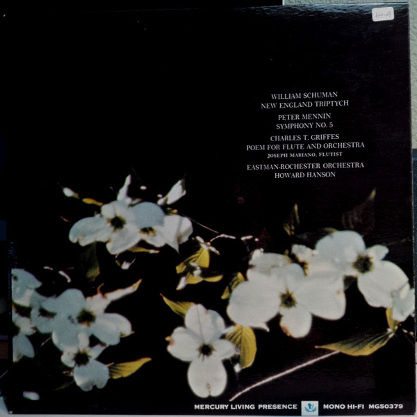 William Schuman, Peter Mennin, Charles Griffes... New England Triptych / Symphony No. 5 / Poem For Flute And Orchestra (Vinyl LP) | Lemezkuckó CD bolt