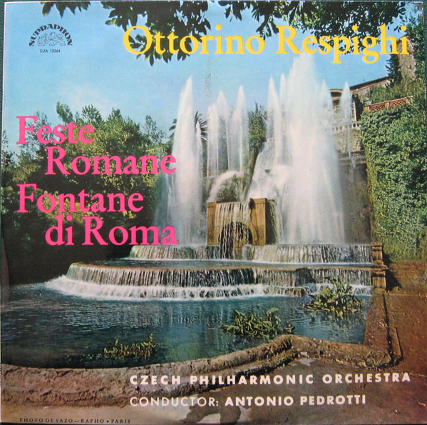 Ottorino Respighi, The Czech Philharmonic Orchestra, Feste Romane / Fontane Di Roma (Vinyl LP) | Lemezkuckó CD bolt