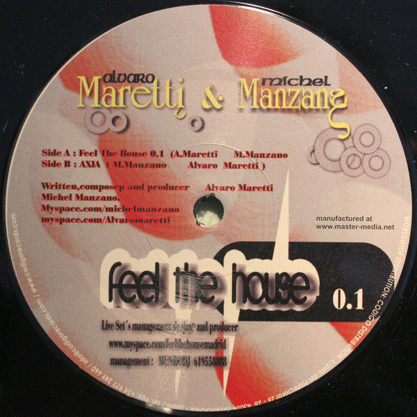 Alvaro Maretti & Michel Manzano  Feel The House 0.1 (12-Inch Single) | Lemezkuckó CD bolt