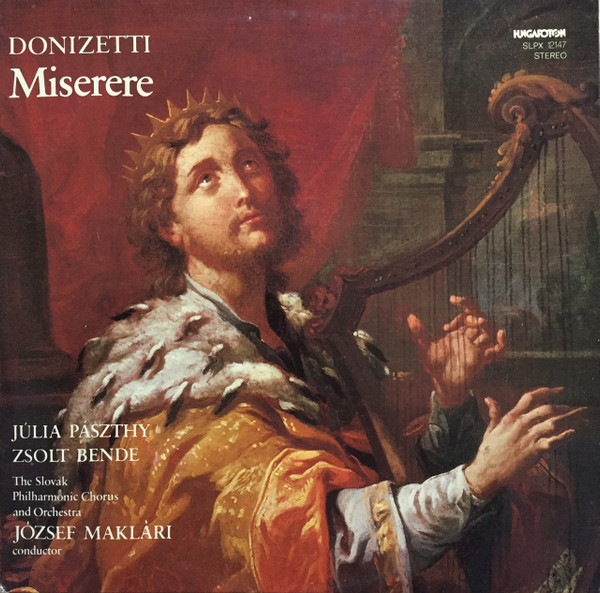 Donizetti, Júlia Pászthy... Miserere (Vinyl LP) | Lemezkuckó CD bolt