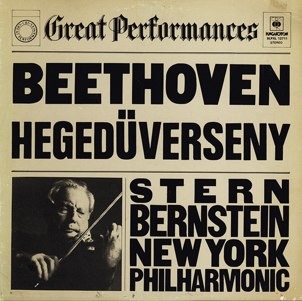 Beethoven, Stern, Bernstein, New York Philharmonic   Hegedűverseny (Vinyl LP) | Lemezkuckó CD bolt