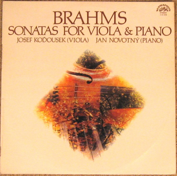 Brahms, Josef Koďousek, Jan Novotný   Sonatas For Viola & Piano (Vinyl LP) | Lemezkuckó CD bolt