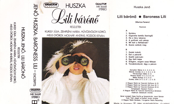 Huszka Lili Bárónő - Részletek (Műsoros magnókazetták) | Lemezkuckó CD bolt