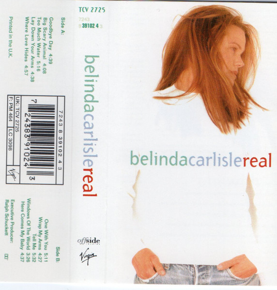 Belinda Carlisle  Real (Műsoros magnókazetták) | Lemezkuckó CD bolt