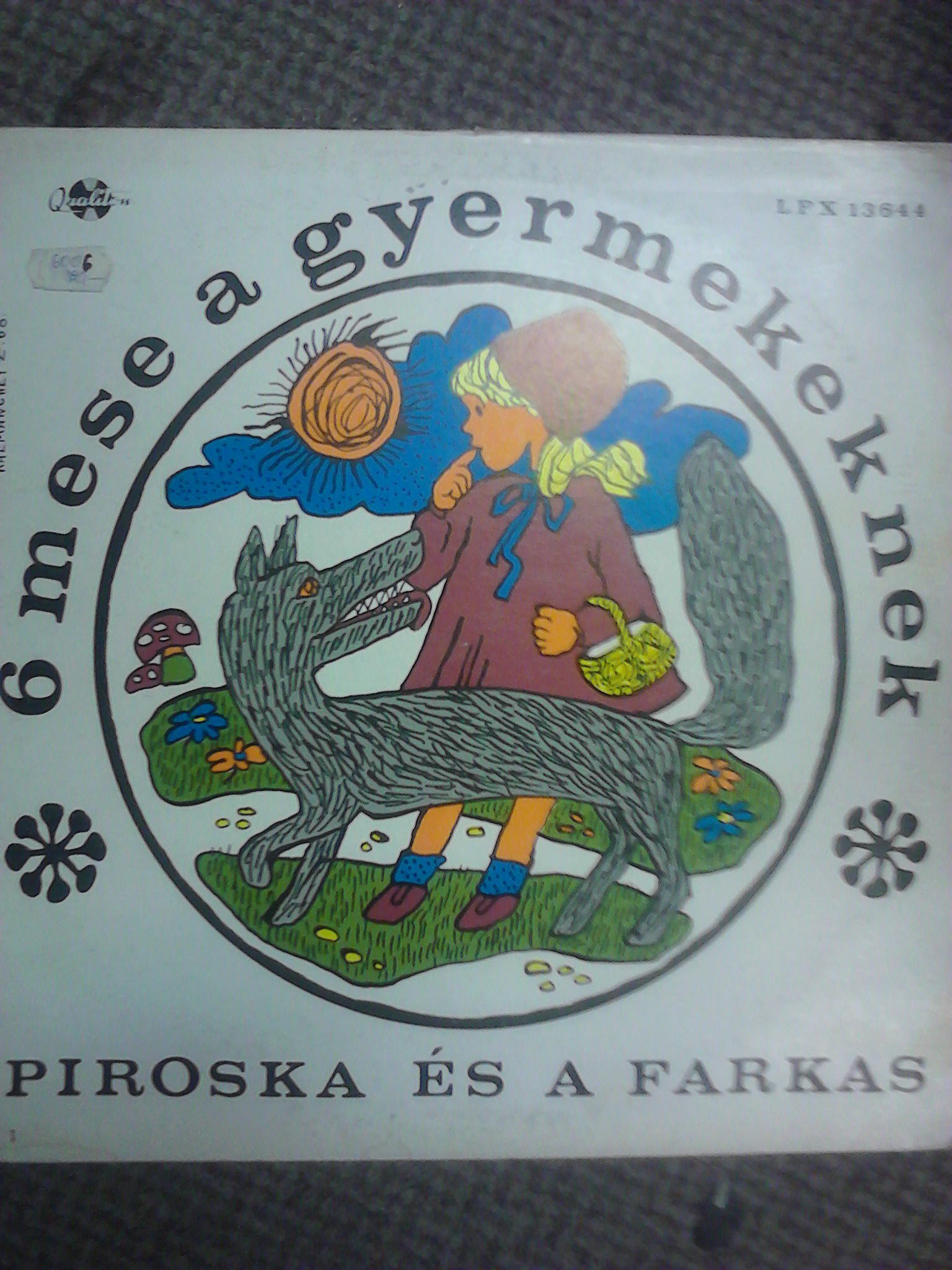 Válogatás 6 mese a gyermekeknek  Piroska és a farkas (Vinyl LP) | Lemezkuckó CD bolt