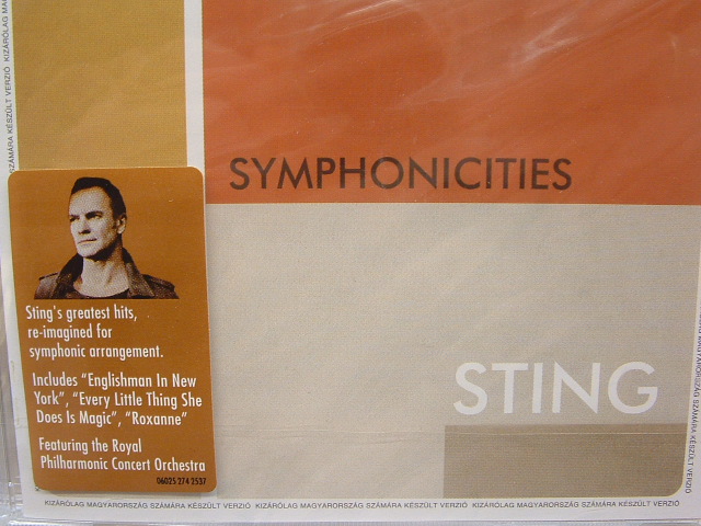 Sting Symphonicities (CD) | Lemezkuckó CD bolt