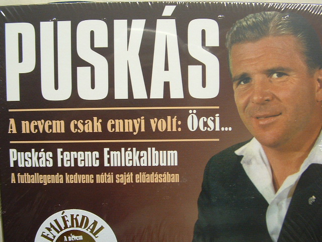 Puskás Öcsi A nevem csak ennyi volt: Öcsi... Puskás Ferenc emlékalbum (CD) | Lemezkuckó CD bolt