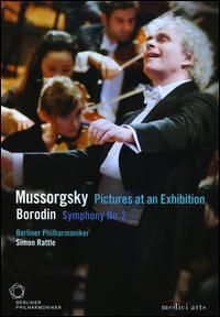 BORODIN / MUSSORGSKY / BERLIN PO / RATTLE PICTURES AT AN EXHIBITION / SYMPHONY NO. 2 / (WS) (DVD) | Lemezkuckó CD bolt