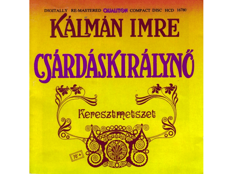 Kálmán Imre Csárdáskirálynő (CD) | Lemezkuckó CD bolt