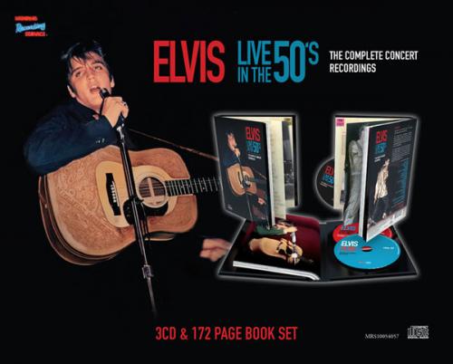 PRESLEY, ELVIS LIVE IN THE 50’s-THE COMPLETE CONCERT RECORDINGS  (3CD+BOOK) (CD) | Lemezkuckó CD bolt