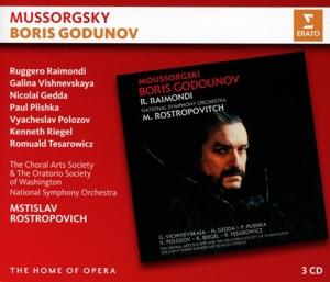 Rosztropovics, Raimondi, Visnyevszaja, Gedda Muszorgszkij: Borisz Godunov (CD) | Lemezkuckó CD bolt