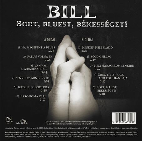 Deák Bill Gyula Bort, Bluest, Békességet (Vinyl LP) | Lemezkuckó CD bolt