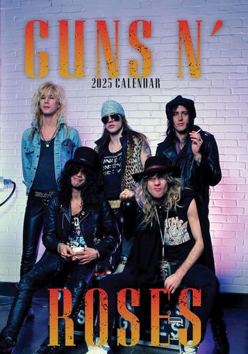 Guns N  Roses 2025  naptár Guns N  Roses 2025  naptár (Egyéb) | Lemezkuckó CD bolt