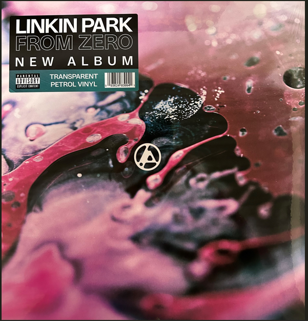 Linkin Park FROM ZERO LP 140 GR 12" TRANSPARENT PETROL (Attetsző olajzöld LP) (Vinyl LP) | Lemezkuckó CD bolt