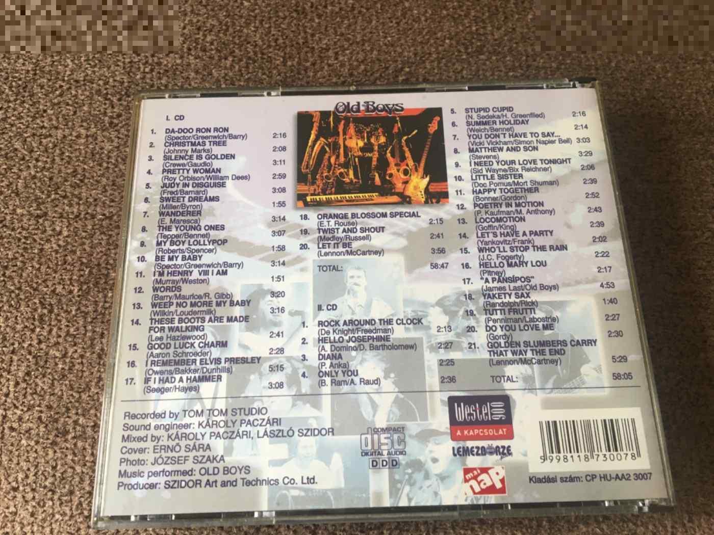 Old Boys 20 Jubileumi album  1979-1999. ( 2 CD ) (CD) | Lemezkuckó CD bolt