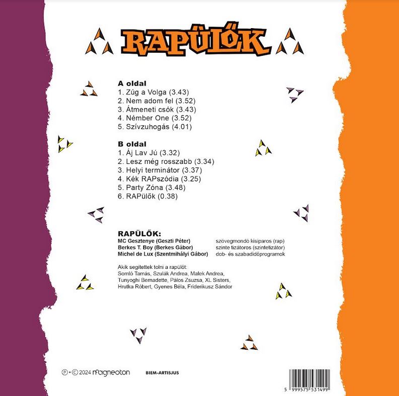 Rapülők (Vinyl LP) | Lemezkuckó CD bolt