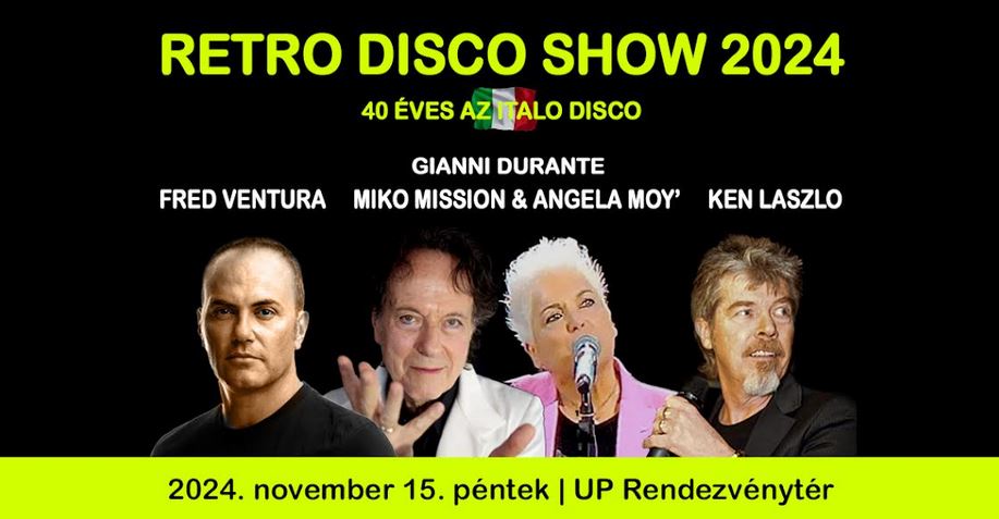 Retro Disco Show 2024.11.15. Álló jegy (Egyéb) | Lemezkuckó CD bolt