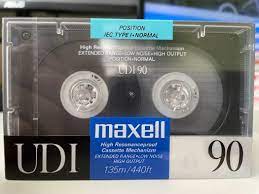 Maxell UDI 90 Audio kazetta (Audio Cassette) | Lemezkuckó CD bolt